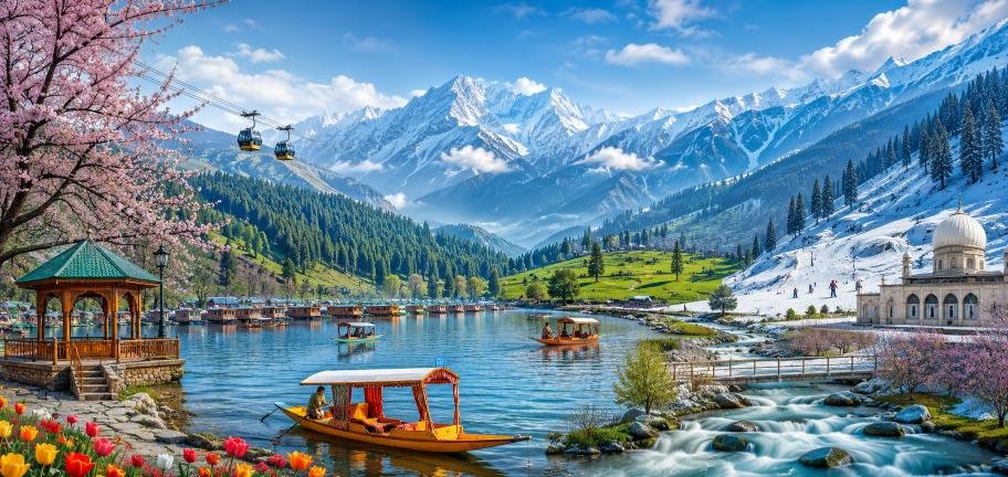 Beautiful Kashmir Valley – Dal Lake, Srinagar